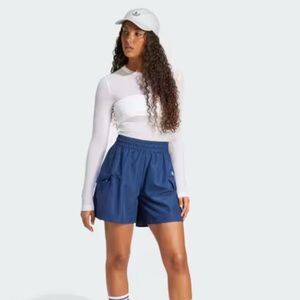 Adidas Women's Dark Blue Athletic Shorts